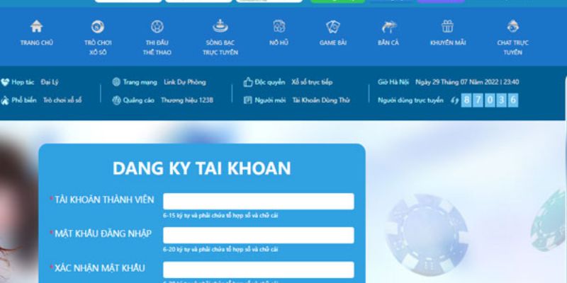 Đăng Ký 123B - Qua Vài Bước Thực Hiện Đơn Giản, Dễ Hiểu 1 dang ky 123b