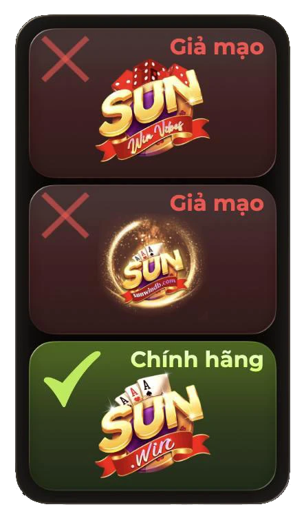 Thông báo khẩn từ SUNWIN 2 Cách nhận biết logo Sunwin